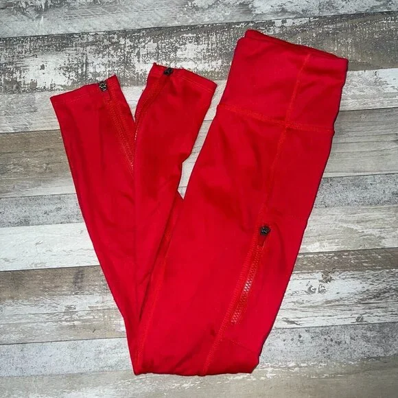 Fabletics Trinity Motion365 HW Utility Legging Persimmon Size S - Picture 6 of 11